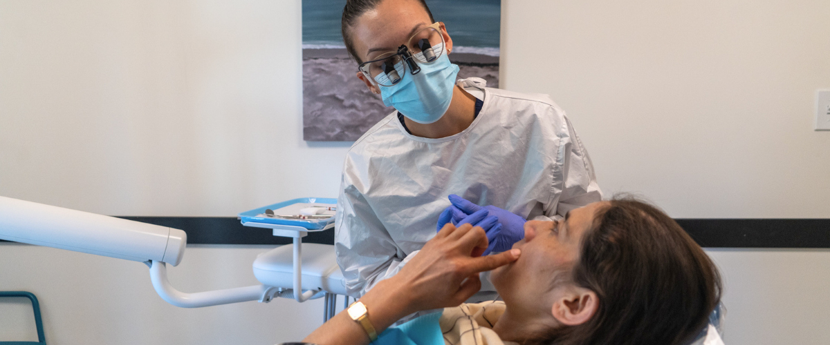 dental patient and student provider