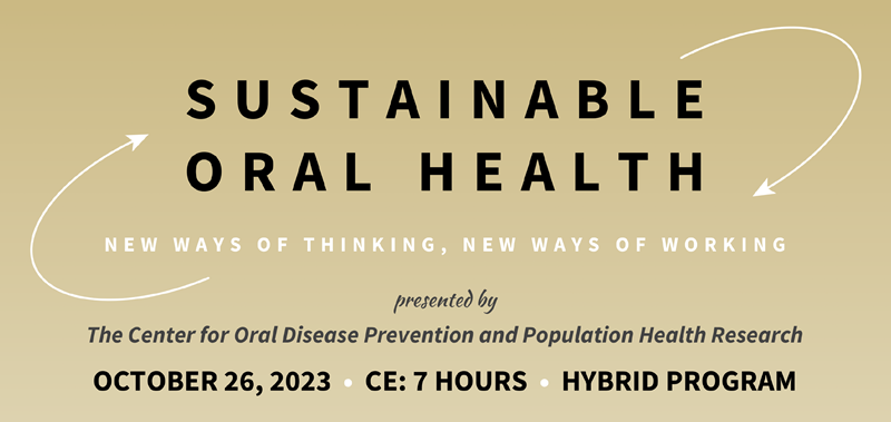 COPPR Sustainable Oral Health Event